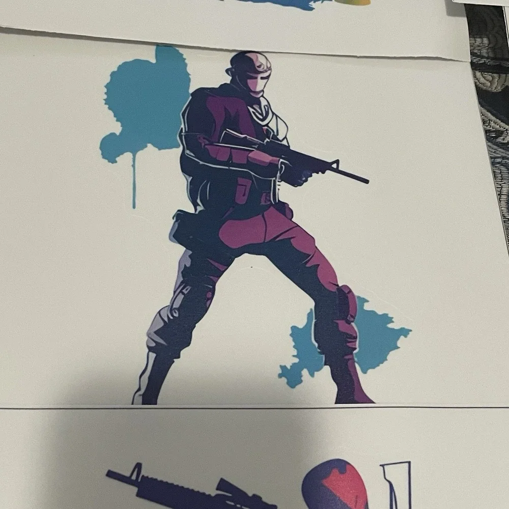 Clear Vinyl Decal 6